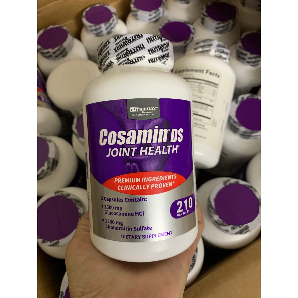 bổ khớp cosamin 210 viên thóai hóa xương khớp cosamin ds nutramax glucosamin date01.2028 của Mỹ
