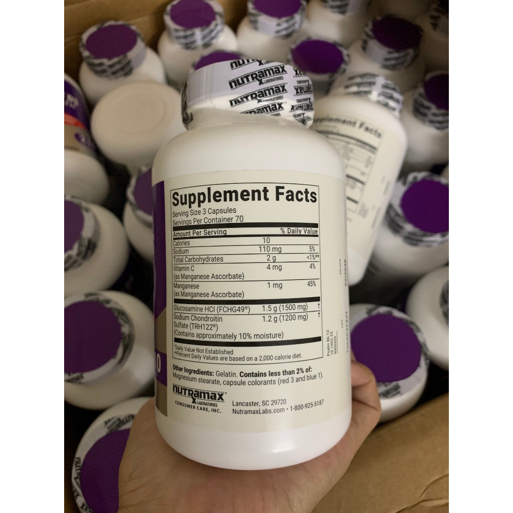 bổ khớp cosamin 210 viên thóai hóa xương khớp cosamin ds nutramax glucosamin date01.2028 của Mỹ