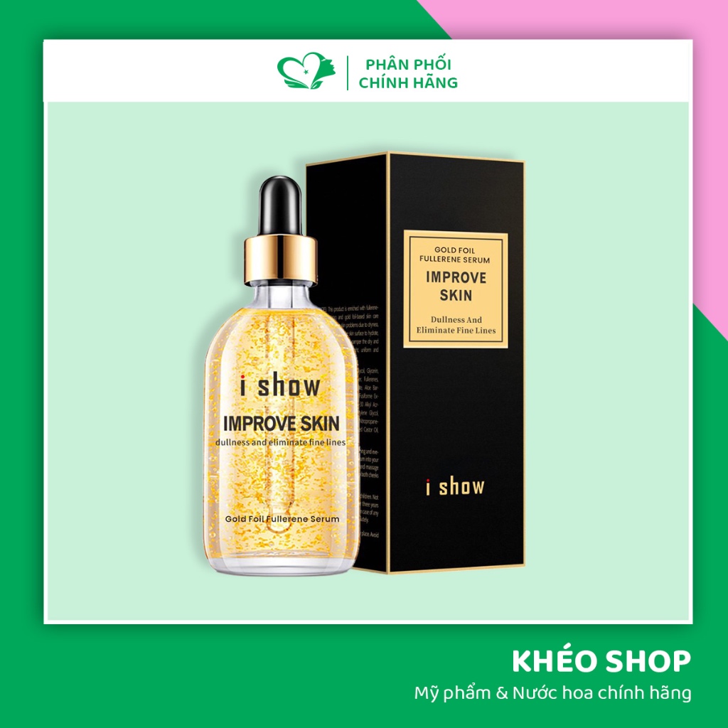 Serum Tinh Chất Vàng 24K iShow Gold Foil Fullerene Serum - 100ml