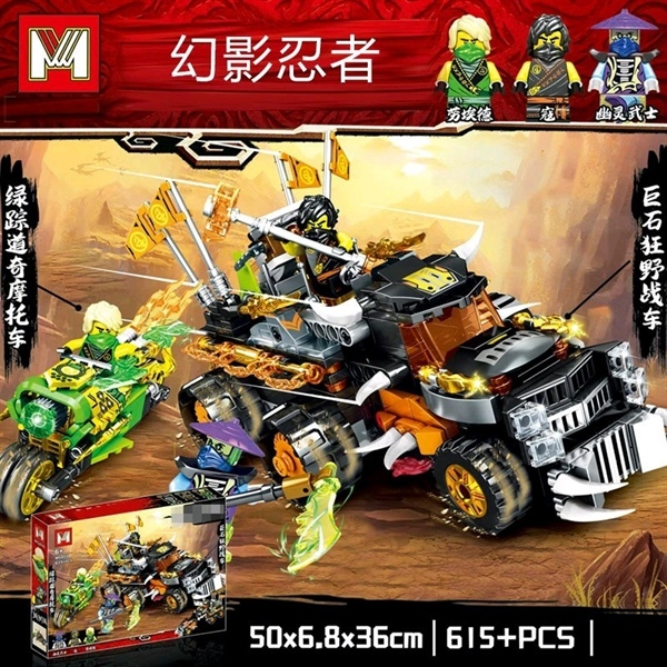 Hộp logo ráp Ninja 615M, MG859 (Hộp)