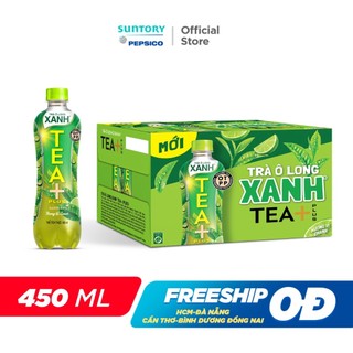 Thùng 24 chai trà ô long xanh tea+