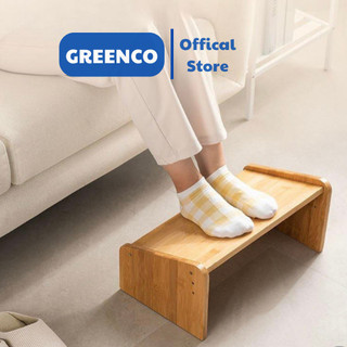 Ghế kê gác chân công thái học giá rẻ cho văn phòng, làm việc, học tập chống đau mỏi chân GREENCO - D17