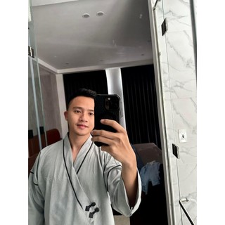 ĐỒ LAM ĐI CHÙA ĐỒ LAM PHẬT TỬ S1  vải linen gân dành cho nam
