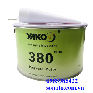 Matit Bả aykoo 380 trét đắp Vichen lon 1kg bột bả nền, bột bả sơn ô tô ( Sơn oto xe máy ) SONQUANGPHU8856
