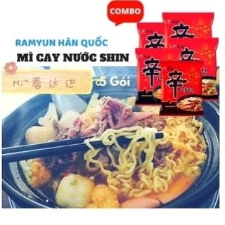 🍜 🐰.(Lốc 5 gói) Mỳ Shin Ramyun cay Nongshim Hàn Quốc 120g/gói - [농심] 신라면(멀티팩