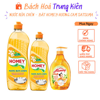 Nước rửa chén - bát Homey hương cam Satsuma- Bách Hoá Trung Kiên