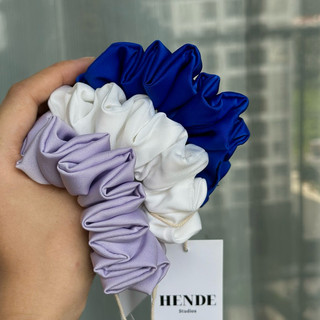 Buộc tóc S - SCRUNCHIES by HENDE studies vải lụa satin cao cấp