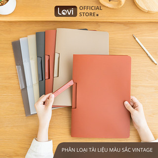 File đựng tài liệu A4 LoviOffice N313, File đựng bài kiểm tra từ nhựa PP cao cấp, lưu trữ giấy tờ, hóa đơn tiện lợi