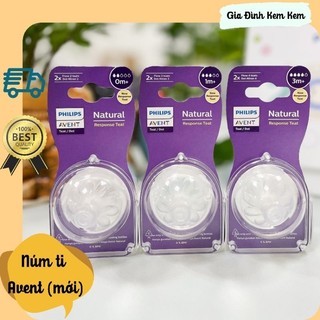 Núm ti bình sữa Avent
