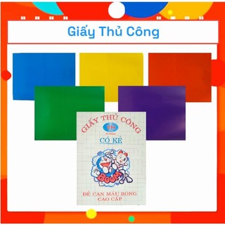 Giấy thủ công a5 - có keo