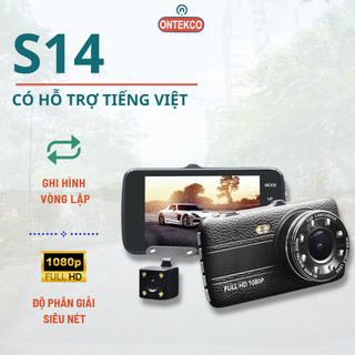 Camera hành trình ONTEKCO S14 led màn hình 4 inch giá rẻ chính hãng, bảo hành 12 tháng