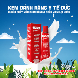 Kem đánh răng y tế Đức Ajona, Parodontax, Lacalut Aktiv chống chảy máu chân răng, ngừa viêm lợi nướu