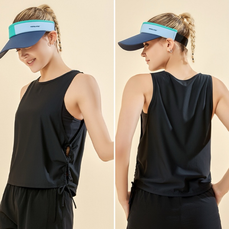 Áo Tanktop Thể Thao Nữ MILAVY Dáng Rút Dây Hông