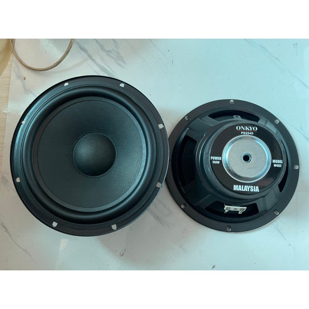 Loa rời bass 20 ONKYO HÀNG NHẬP từ 100 coil 25 gân cao su  - GIÁ 2 LOA