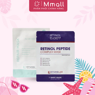 Mặt nạ giấy Kyung Lab Retinol Peptide Repair Mask cấp ẩm trắng da phục hồi tái tạo da Hàn Quốc 25ml | Mmall
