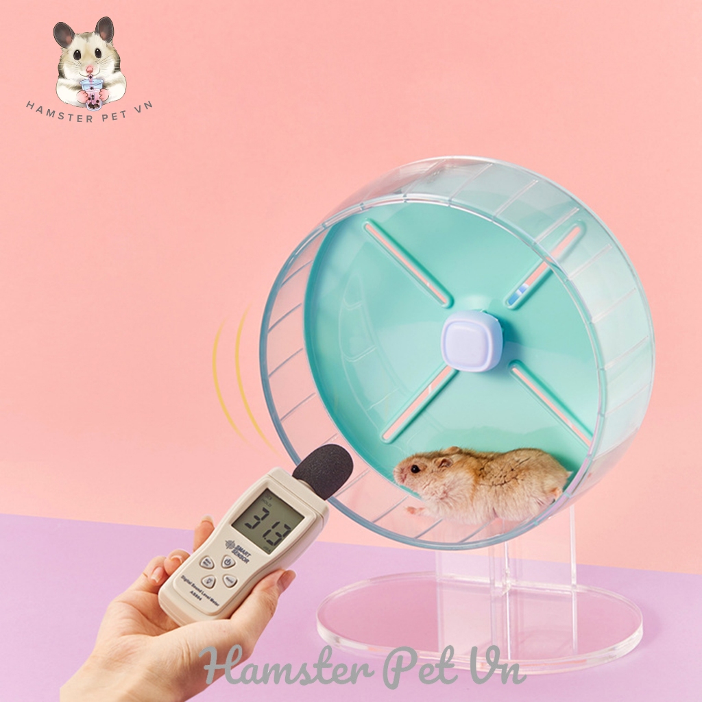 Wheel Silent 20cm Cho Hamster, Nhím, Sóc