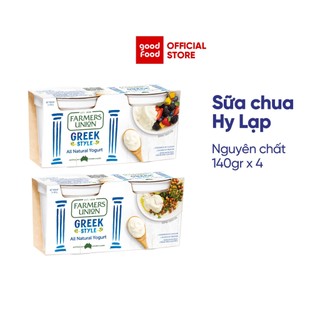 Sữa Chua Hy Lạp Greek Yogurt Farmers Union nguyên chất 140g