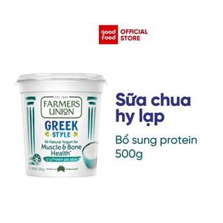 Sữa Chua Hy Lạp Greek Yogurt Farmers Union không béo 500g - 1 hũ
