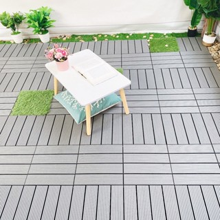 20 Tấm ván sàn gỗ nhựa composite lót ban công sân vườn- THÙNG VÁN/THẢM GỖ LÓT NỀN/BAN CÔNG