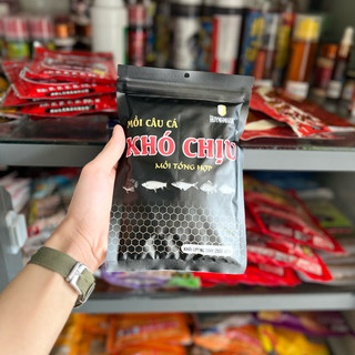 Mồi câu cá KHÓ CHỊU (đen, xanh, vàng, đỏ)
