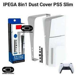 Lọc bụi máy PS5 Slim hãng Ipega dust cover plugs KIT lọc bụi bẩn máy game ps5 slim
