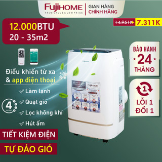  Điều hòa di động 12.000BTU FUJIHOME nhập khẩu máy lạnh đứng di động mini portable air conditioner 