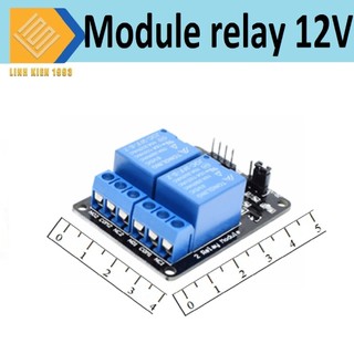 Module relay 2 kênh cách ly 12V-10A
