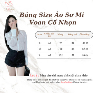 Áo sơ mi Voan Tơ Cổ Nhọn Basic ( Kèm áo 2 dây )