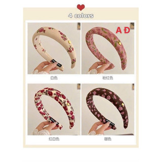 {Thu Thuy }SÉT 4 BỜM TÓC HOA MIX MÀU