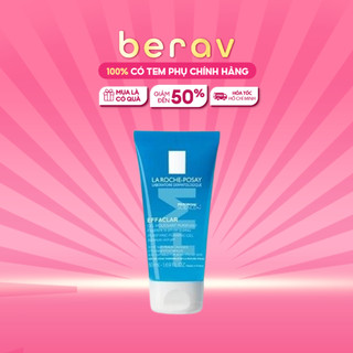 [SALE XẢ HÀNG] [MINISIZE] Sữa Rửa Mặt La Roche Posay Dạng Gel Giảm Mụn, Kiềm Dầu Effaclar Gel 50ml