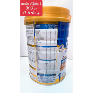 Sữa BỘT Dielac alpha số 1 900g