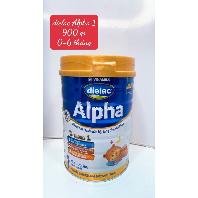 Sữa BỘT Dielac alpha số 1 900g