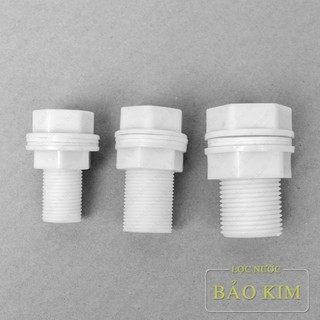 Ốc nhựa ép lắp bồn phi nước cao cấp 21 (1/2'') | 27 (3/4'') | 34 (1'')