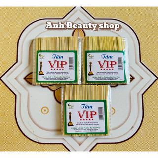 03 gói tăm tre việt nam xỉa răng - tăm vip