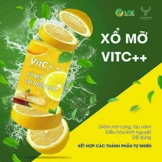 14 viên detox xổ mỡ vitc++ chính hãng 100%