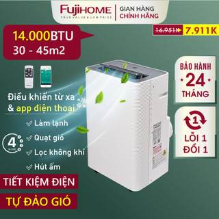  Điều hòa di động 14.000 Nhập Khẩu FUJIHOME máy lạnh di động đa năng hút ẩm mini portable air conditioner 