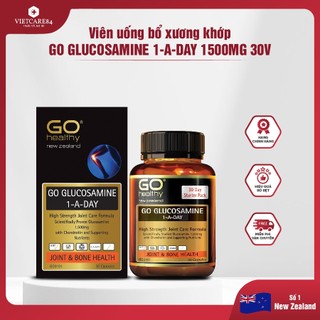 Viên uống bổ khớp New Zealand GO GLUCOSAMINE 1-A-DAY 1500mg (30 viên) hỗ trợ tăng dịch khớp