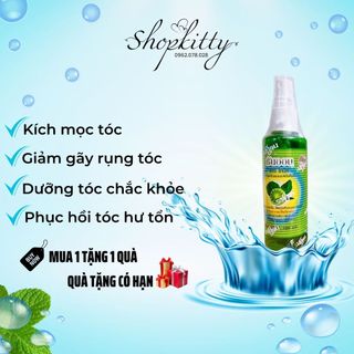 Xịt dưỡng kích thích mọc tóc - Thái Lan chiết xuất 100% từ thảo dược dài nhanh, cam kết tóc mọc chắc khỏe trong 3 tháng