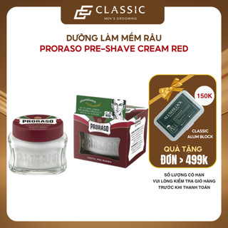 Dưỡng Làm Mềm Râu Proraso Pre-Shave Cream Nourish Sandalwood (Red)