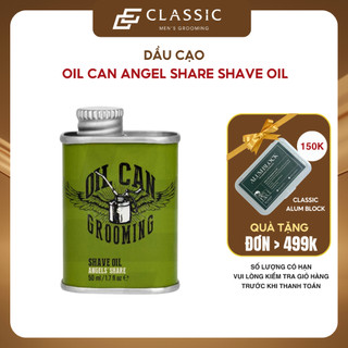 Dầu Cạo Râu Oil Can Grooming Angels’ Share Shave Oil