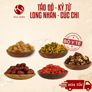 Trà ngủ ngon, trà thảo mộc: táo đỏ tân cương, câu kỷ tử - kỷ tử đỏ, long nhãn, hoa cúc chi | hòa nhiên