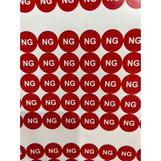 tem pass tem chất lượng , tem NG decal giấy