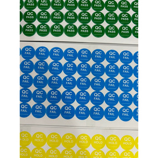 tem pass tem chất lượng , tem NG decal giấy