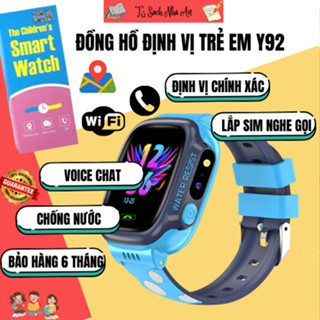 Đồ dùng - Đồng hồ định vị Y92 cho bé nghe gọi, lắp sim 4G, định vị, chụp ảnh, voice chat