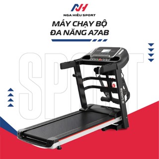 Máy chạy bộ đa năng A7S, A7AB kèm đai massage và tạ tay, tốc độ tối đa 14km/h - Bảo hành 5 năm - ảnh, video thực tế đèm