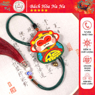 DIY kit nguyên liệu thêu tay thủ công 12 con giáp- set tự thêu túi thơm LINH VẬT HỶ quà tặng may mắn- BÁCH HÓA NA NA