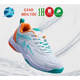 giày cầu lông và Pickleball kawasaki B3329 mẫu mới màu trắng cam phù hợp cho cả nam và nữ bảo hành 12 tháng êmPickleball
