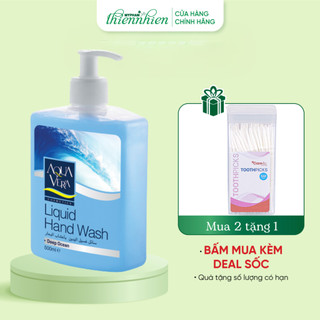 [Mua 2 tặng 1 hộp tăm nhựa] Nước rửa tay Aquavera dưỡng chất Nước biển sâu