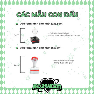 Con dấu theo yêu cầu (INBOX shop trước khi đặt hàng)