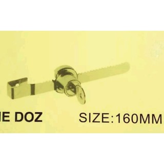 Ổ khóa tủ kiếng răng cưa - 160mm